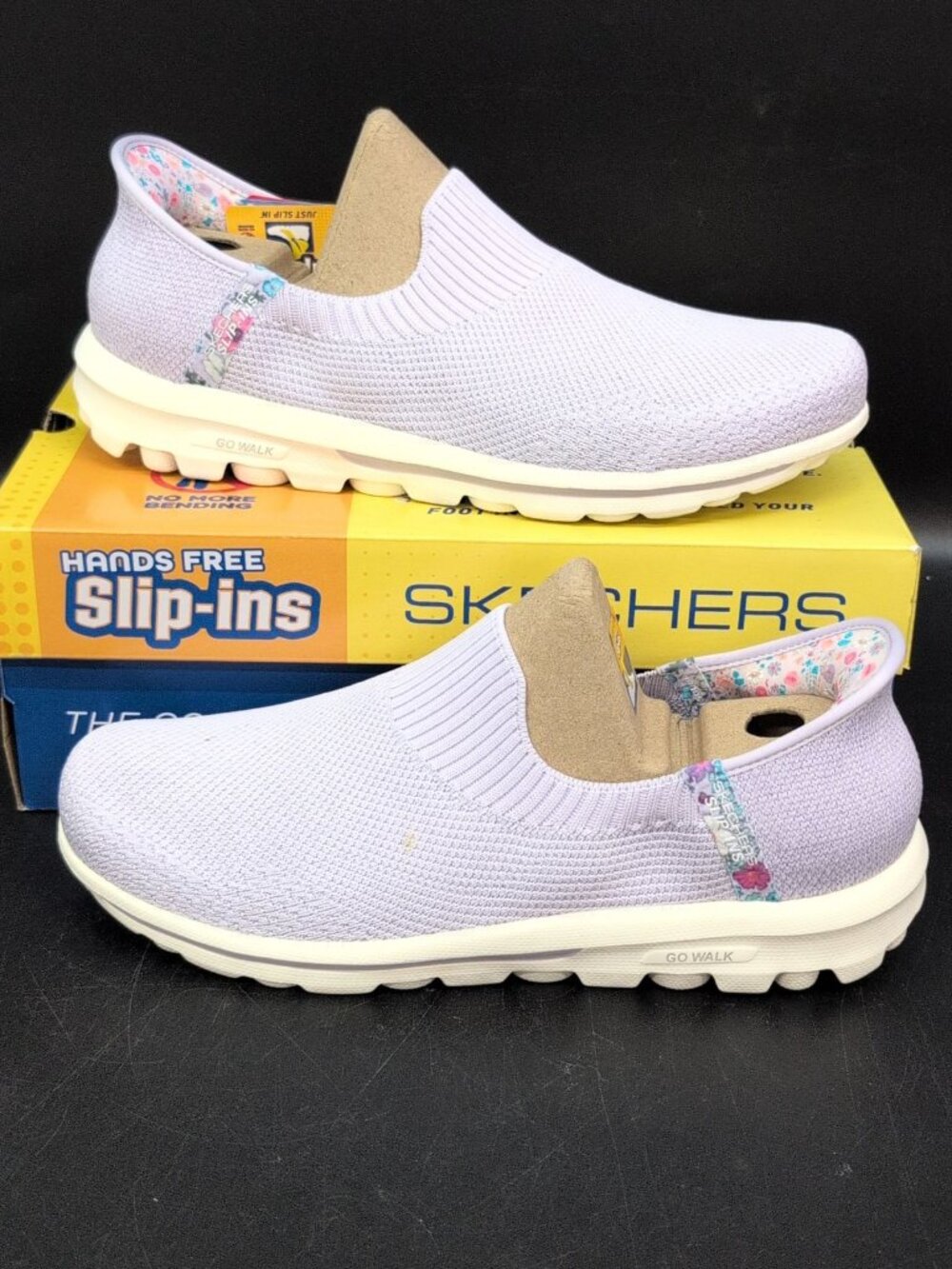Skechers Hands Free Slip ins Go Walk Travel Krystina Women Shoes US 11 Lavender